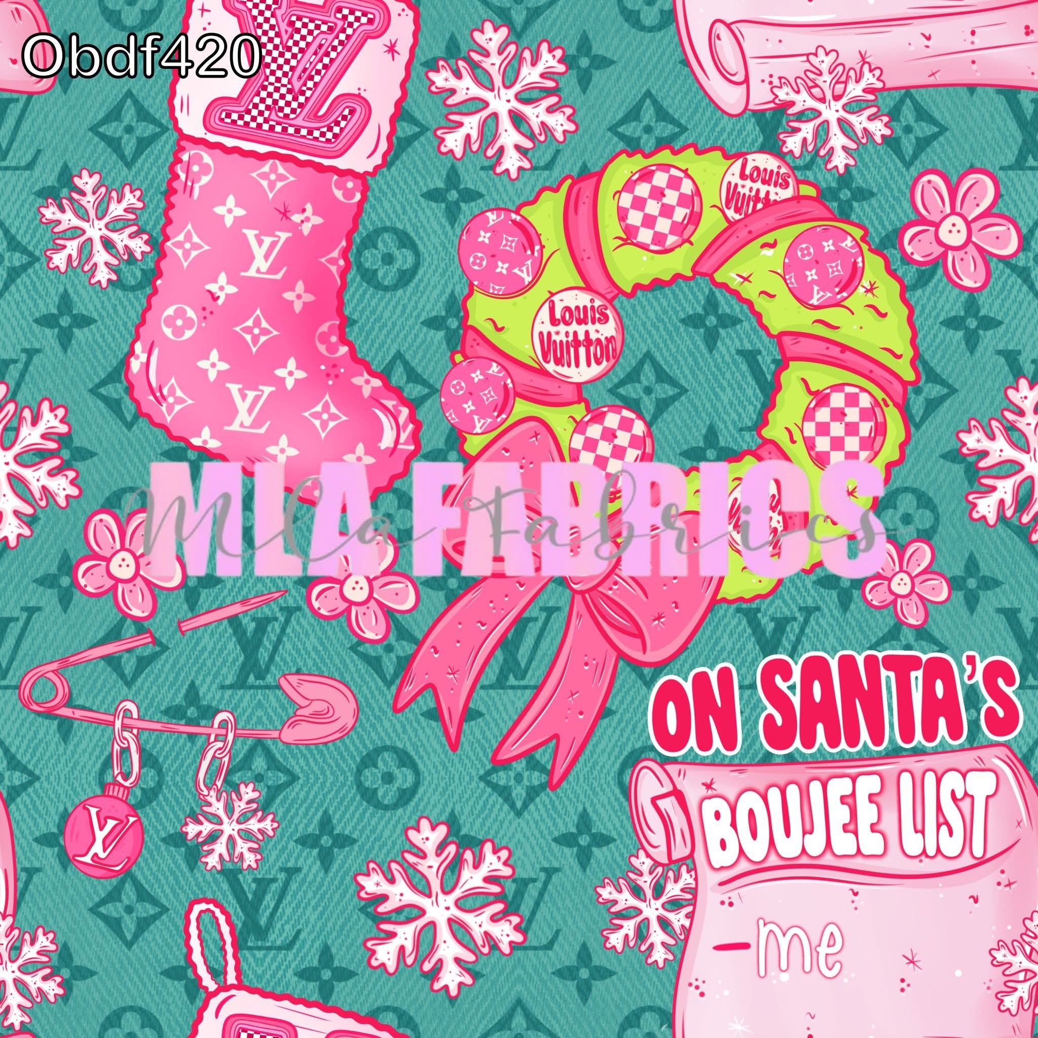 Boujee Christmas Regular Headwrap